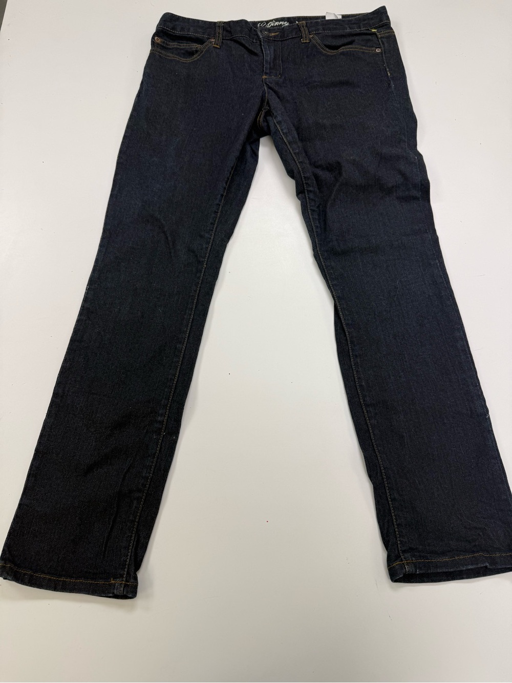 SKINN Men's Dark Blue Straight Jeans